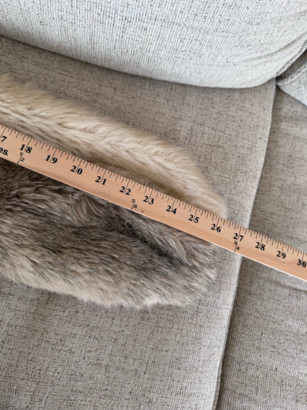 Vintage Faux Fur Coat Hooded Brown Tan Women’s S Toggle Jacket - Picture 11 of 11